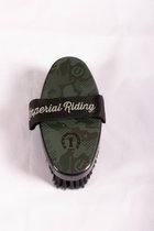 Borstel zacht Imperial Riding - donker groen - zachte borstel - paarden verzorging -