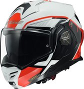 LS2 FF901 Advant X Metryk White Red 06 S - Maat S - Helm
