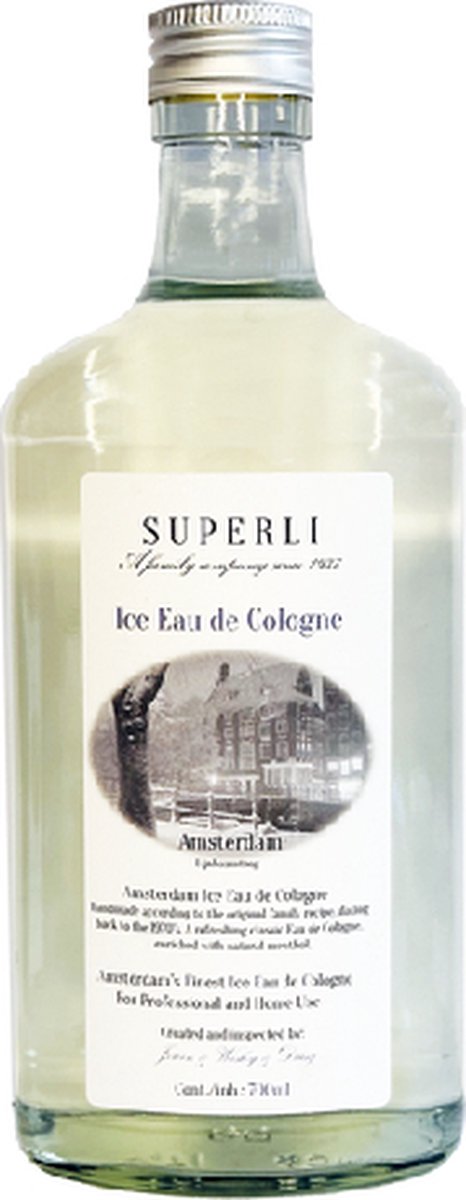 Superli '37 - Ice Eau de Cologne Amsterdam - Menthol - 700ml