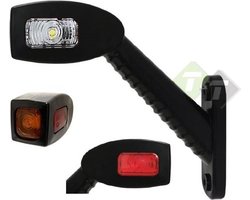 led breedtelamp rechts 180mm 3x led - aanhanger zijlamp - zijlicht - breedtelicht