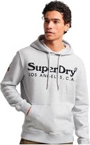 Superdry Venue Classic Logo Capuchon Grijs L Man