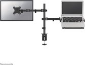 Neomounts FPMA-D550NOTEBOOK full motion monitorarm met laptop houder 1 scherm/1 laptop - 10-32"/15,6" - zwart