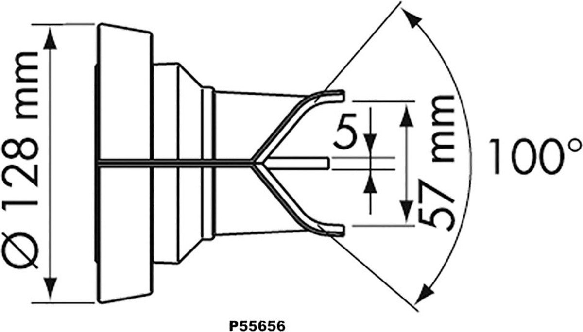 Plastimo Asondersteuning Voor Minicompetitie Zilver 57 mm