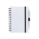 Notitieboek kunstleer met pen - Notebook - Schrijfblok - Notitieblok - Duurzaam - 100 Vellen