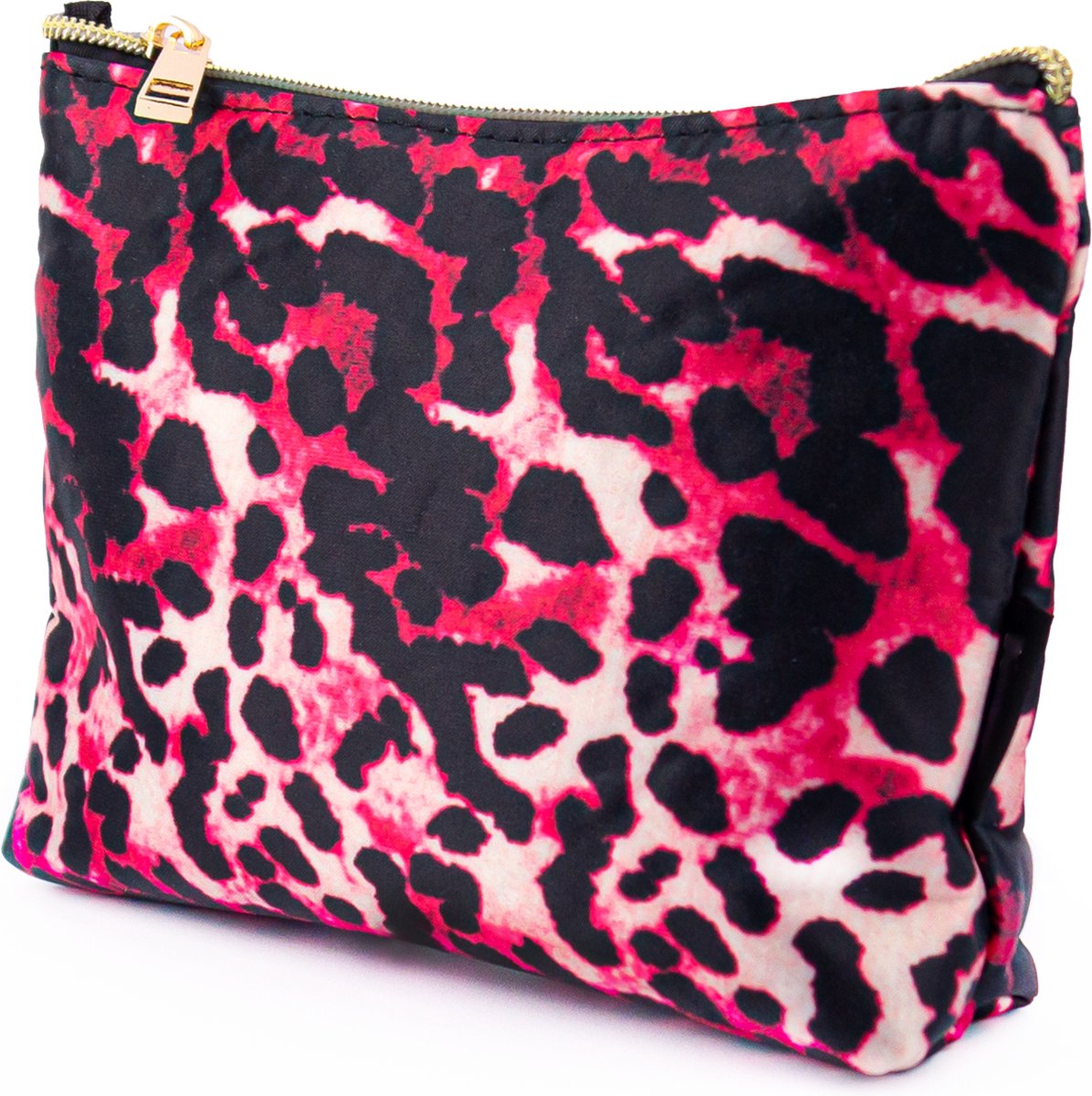 Toilettas - Make Up Organizer - Toilettas Dames - Make Up Tasje – Leopard Pink