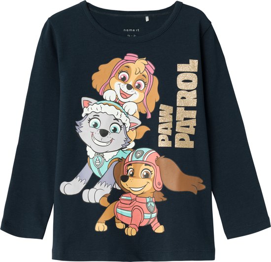 NAME IT NMFNUBINA PAWPATROL LS TOP NOOS CPLG Meisjes T-shirt