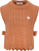 LOOXS Little 2401-7004-404 Meisjes Sweater/Vest - Maat 104/110 - Bruin van 100% acryl