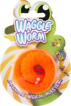 waggle worm - magische worm aan draad - groen gekleurd - schoencadeau - speelgoed kind