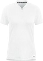 Jako Pro Casual Polo Dames - Wit | Maat: 38