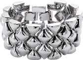 Bracelet Behave - femme - couleur argent - bracelet à maillons - réglable de 15,5cm à 17cm