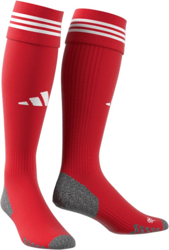 Chaussettes de football Adidas Adisock 23 - Wit / Rouge vif | Taille: 40-42