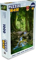 Puzzel Jungle - Stenen - Water - Natuur - Planten - Legpuzzel - Puzzel 1000 stukjes volwassenen