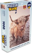 Puzzel Schotse hooglanders - Licht - Lucht - Natuur - Legpuzzel - Puzzel 1000 stukjes volwassenen