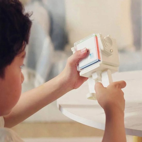 Cube de vitesse magnétique MoYu MeiLong 5x5 + boîte d'affichage de robot - Doublewsgifts.nl