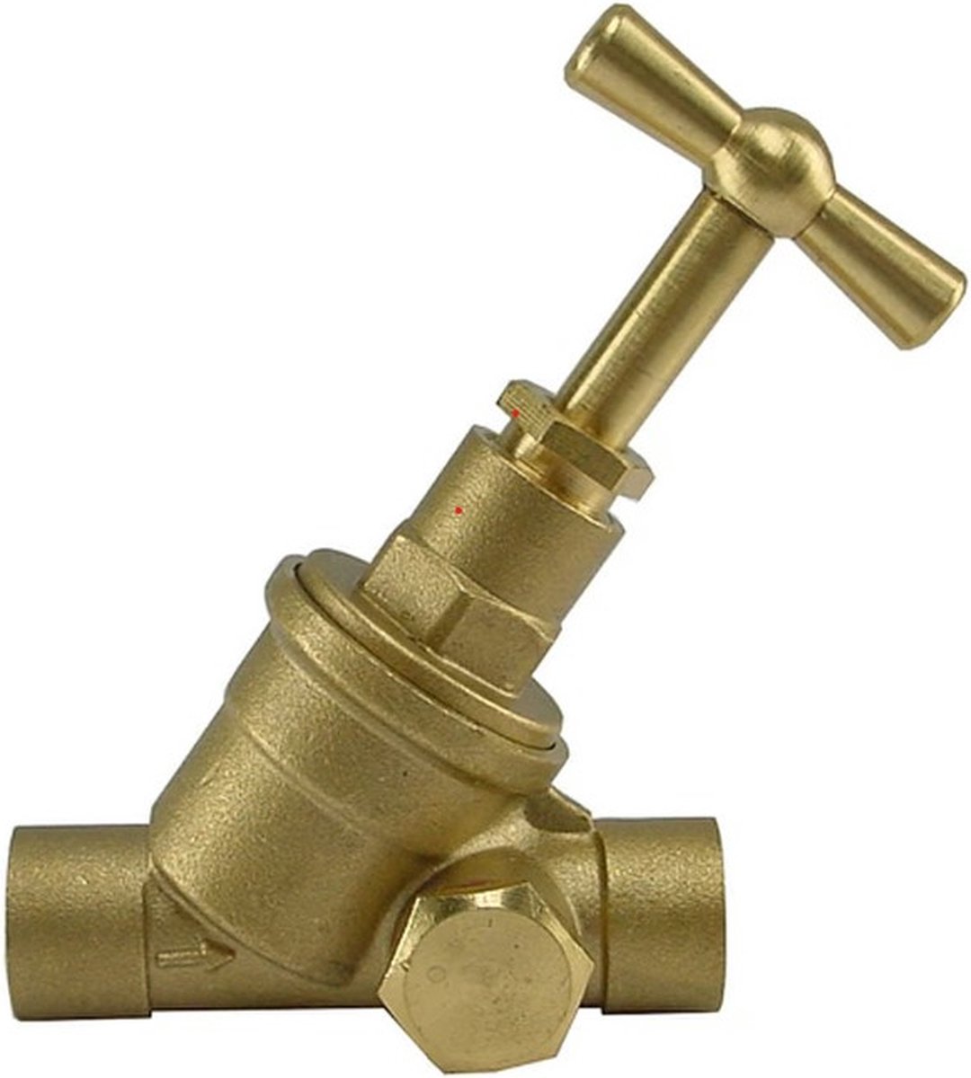 Sanifun Kiwa stopkraan 12 mm capxcap met aftap...