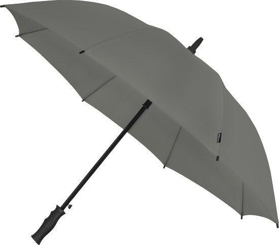 Falcone - Parapluie Coupe-Vent Compact - Automatique - 102 cm - Grijs