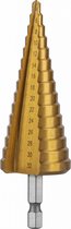 Stappenboor HSS, 4241 snelstaal, 4-20 mm