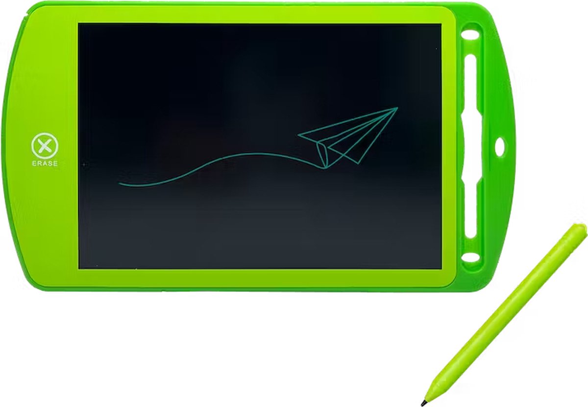 LCD tekentablet - Groen - 8.5 inch - Inclusief tekenpen - Tekenbord Kinderen - Kids Tablet - Kinderspeelgoed - Sint - Kerstcadeau