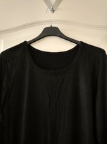 Dames T-shirt Jennie effen zwart lange mouwen longsleeve maat L/XL