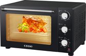 COOK-IT Mini Oven 21L - Vrijstaande Heteluchtoven - 4 Extra's - 230°C - 120min Timer