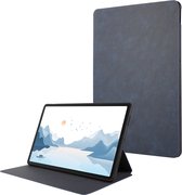 Case2go - Tablet hoes geschikt voor Lenovo Tab P12 (2023) - Bookcase van Kunstleer - Donker Blauw