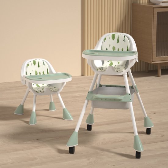 Hibaby Dynamische Kinderstoel 3 In 1 - Groen