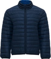 Gewatteerde jas met donsvulling Donker Blauw model Finland merk Roly maat L