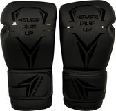 PunchR™ Never Give Up Bokshandschoenen Zwart op Zwart 10 OZ