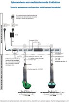Drinkbak model 46 verwarmbaar inox 3/4"
