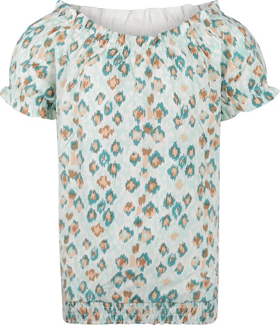 No Way Monday R-girls 4 Meisjes Blouse - Light aqua - Maat 104