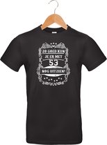 Zo goed met - 53 jaar - T-Shirt Classic - 100% katoen - leeftijd - geboortejaar - verjaardag en feest - cadeau - kado - unisex - zwart - maat XXL