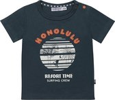 Dirkje R-ISLAND CREW Jongens T-shirt - Petrol - Maat 74