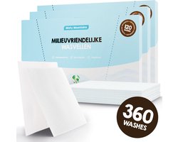 Mr. Green Mind Wasstrips ECO 360 Wasbeurten fris Misty Mountains Wasmiddel Milieuvriendelijke Wasstrips Wasmiddel Voordeelverpakking incl. wasverzachter