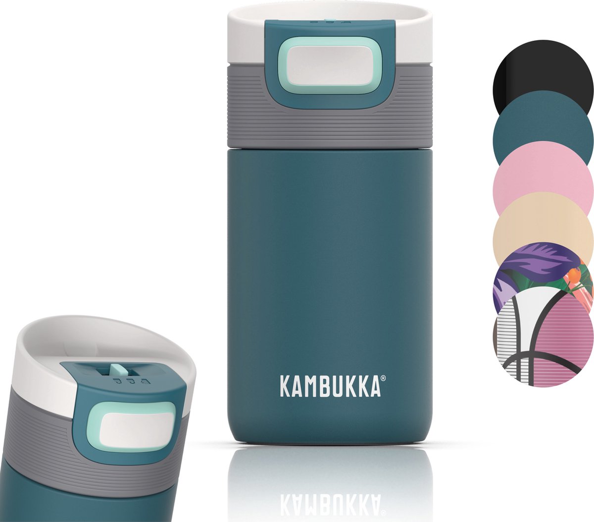 Kambukka Etna Thermosbeker 300 ml – Deep Teal