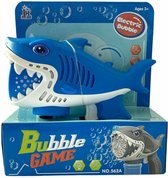 Shark Bubble Gun - USB Oplaadbaar - Bellenblaas speelgoed - bellenblaas pistool Blauw (incl. zeep)