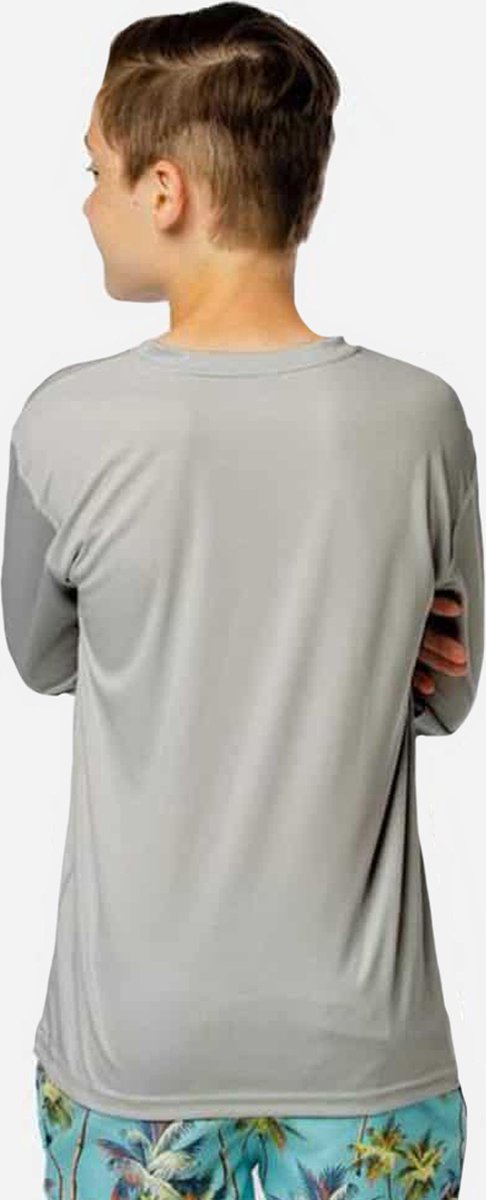 Vapor Apparel - UV - shirt met lange mouwen voor kinderen - grijs — afbeelding 2