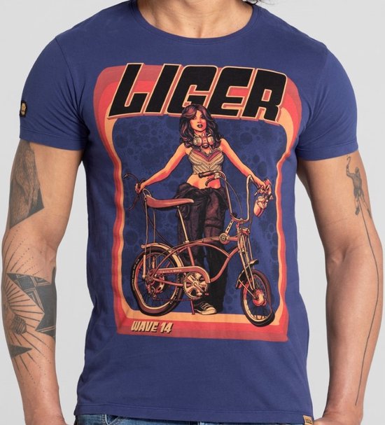 LIGER - Limited Edition van 360 stuks - Vince Ruarus - Bike - T-Shirt