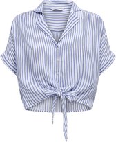 ONLY ONLPAULA LIFE S/ S TIE SHIRT WVN NOOS Dames - Taille S