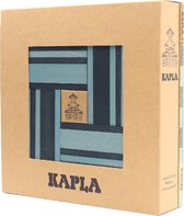KAPLA - KAPLA Kleur Constructiespeelgoed - Blauw - 40 Plankjes