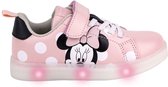 Sportschoenen met LED Minnie Mouse Velcro Roze - 31