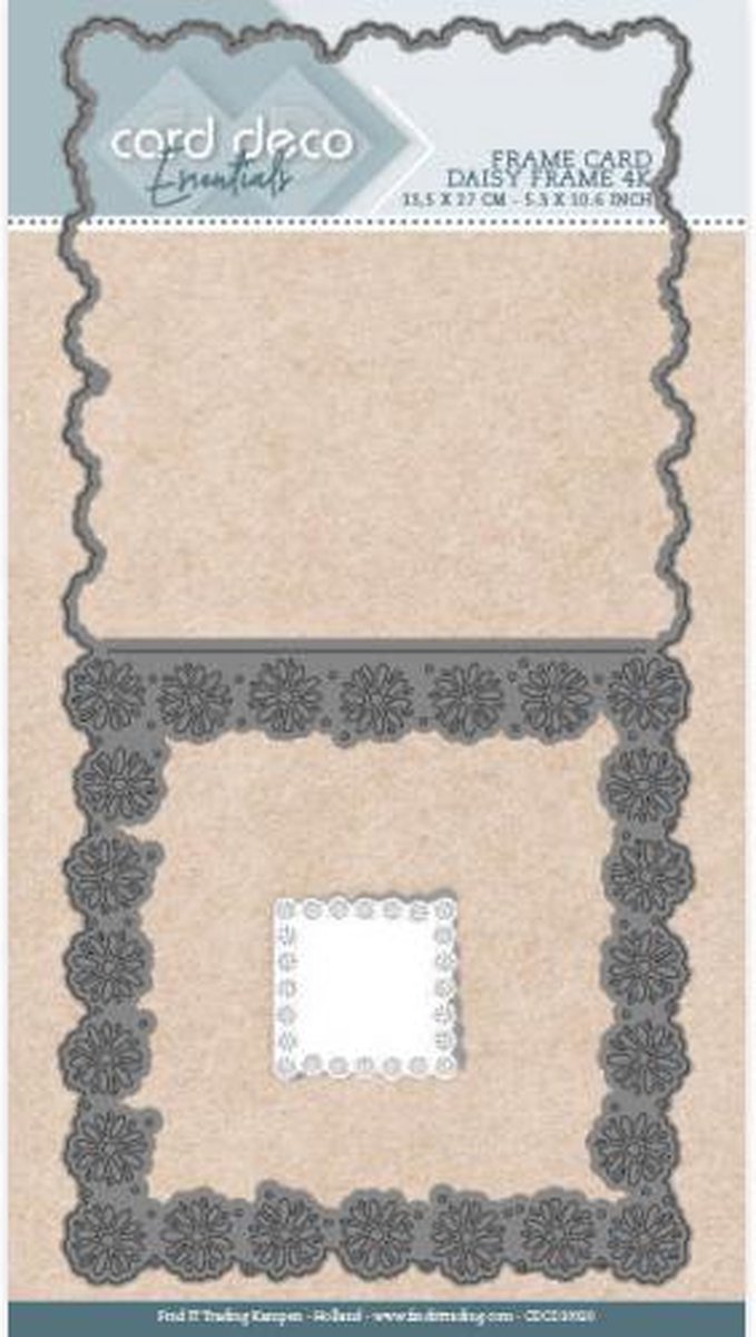 Card Deco Essentials Frame Dies - Daisy Frame 4K