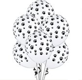 Paw Patrol poot ballonnen 20x - Beads by Chantal - poot afdruk - ballonnen - licentie - verjaardag - feestje - versiering