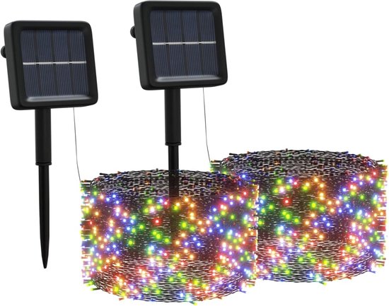 vidaXL-Lichtsnoeren-2-st-2x200-LED's-solar-binnen/buiten-meerkleurig