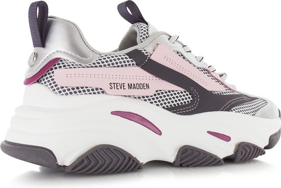 Steve Madden Possession-E dames sneaker - Zilver - Maat 39 - Steve Madden