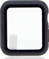 MG Horloge 42mm Siliconen Bescherm Case - Horloge Hoesje - Screenprotector Voor Horloge - Bescherming - Transparant/Zwart