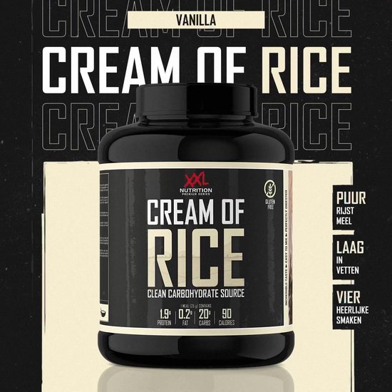 XXL Nutrition Cream Of Rice Gezonde Rijstepap Fijngemalen xxl-nutrition-cream-of-rice-gezonde-rijstepap-fijngemalen