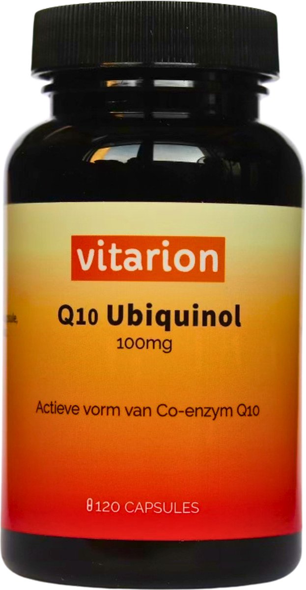 Vitarion Ubiquinol - 120 capsules - 100mg (actieve vorm van Q10) - Vitarion