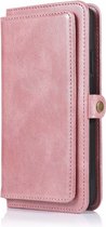 Hoesje geschikt voor Samsung Galaxy S24 Ultra - Bookcase - Afneembaar 2 in 1 - Backcover - Pasjeshouder - Portemonnee - Kunstleer - Rose Goud