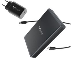 Voltero Bundel - S50 & C65 - 50.000mAh powerbank - 65W GaN USB-C Oplader - Powerbank & Snellader voor Apple iPhone, Samsung Galaxy, MacBook, ChromeBook