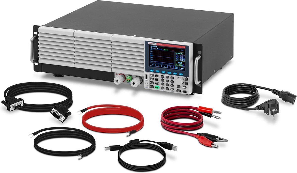 Elektronische belasting - LCD - 1500 W - 0 - 40 A - programmeerbaar - Stamos Soldering